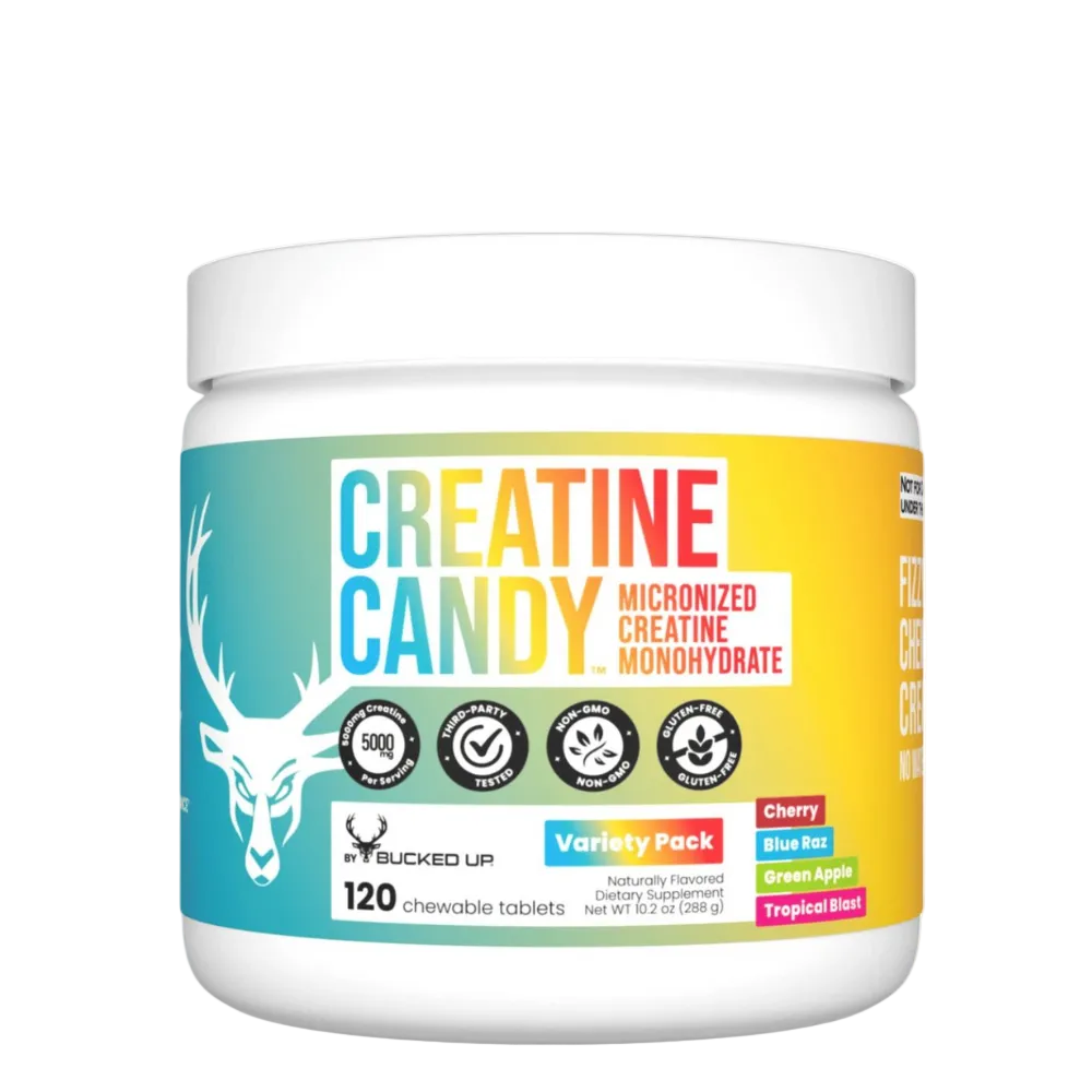 Bucked Up Creatine Candy – Fast-Absorbing Creatine Chews | Energy, Strength & Recovery