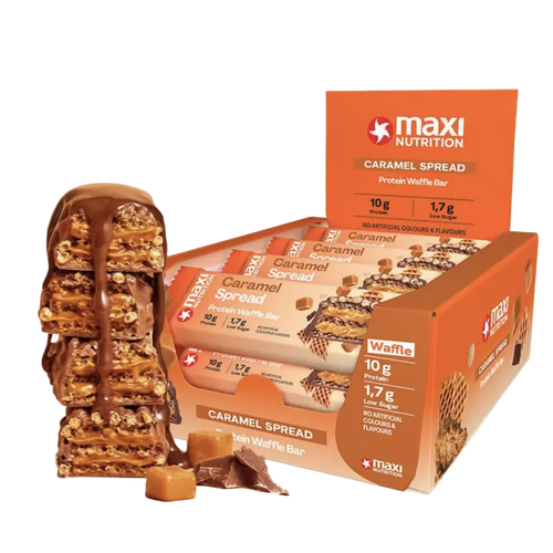 Maxi Nutrition Waffle Bars – High-Protein Snack Bars [12 Bars]