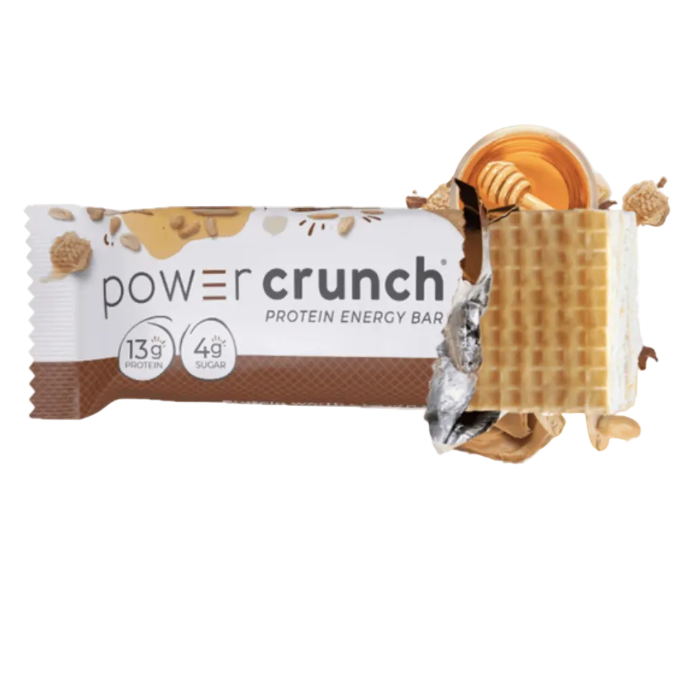 Power Crunch Protein Wafer Bars – High-Protein, Low-Sugar Wafer Snacks with Incredible Taste Box 1X12